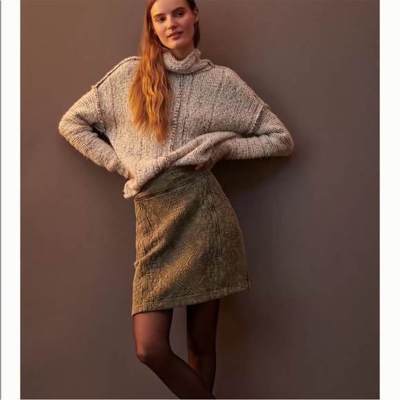 Anthropologie Dresses & Skirts - Anthropologie Pilcro Quilted Mini Skirt Size 2